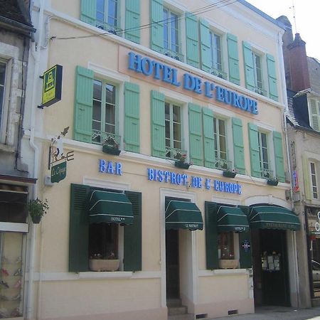 Hotel Logis De L'Europe Restaurant Le Cepage Corbigny Exterior foto